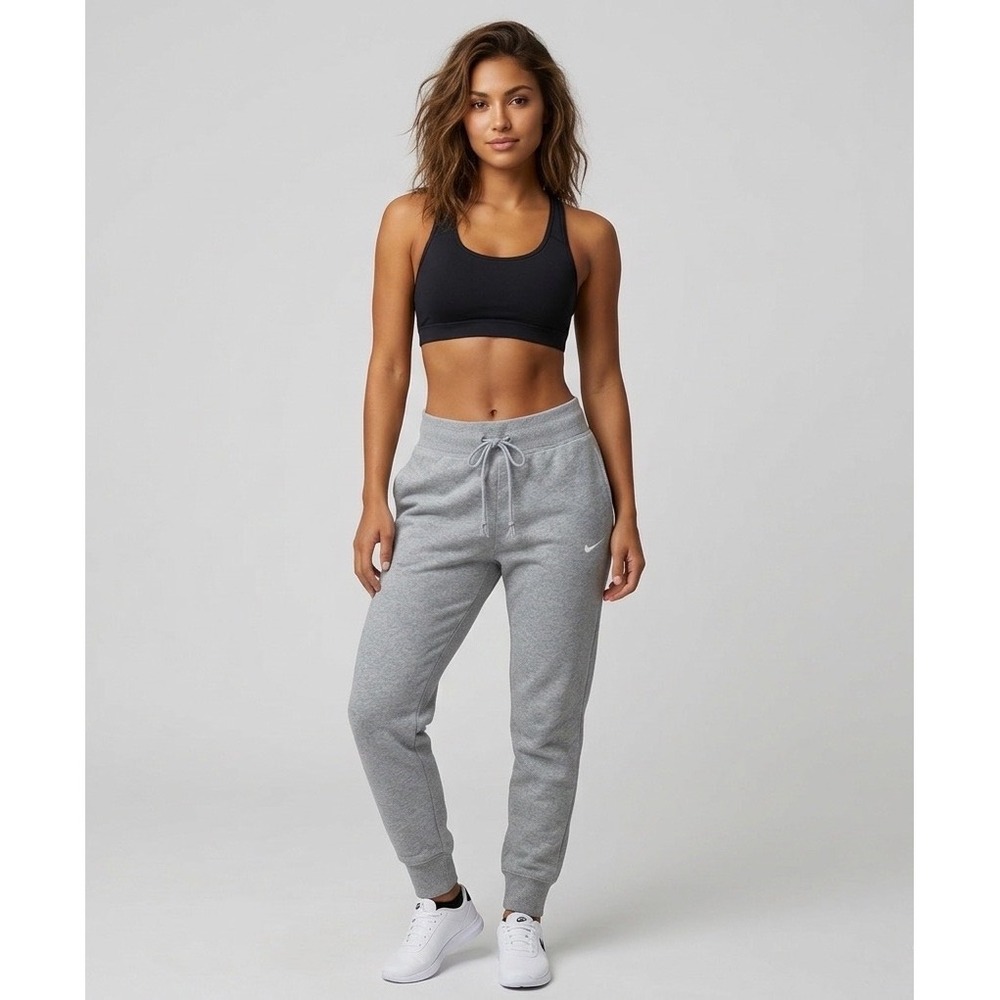 Nike Sportswear Phoenix Fleece Grey Joggers Sweatpants DQ5688-063 Womens Medium